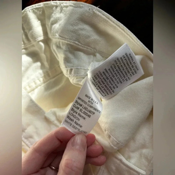 SLVRLAKE London White Destructed Jeans - Picture 10 of 15